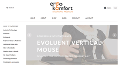 Desktop Screenshot of ergokomfort.com