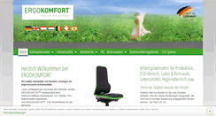 Desktop Screenshot of ergokomfort.de