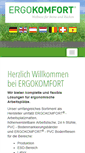 Mobile Screenshot of ergokomfort.de