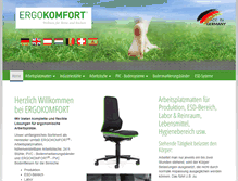 Tablet Screenshot of ergokomfort.de